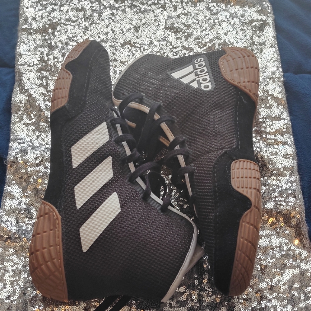Adidas Men's Black and Brown Athletic Shoes